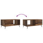 Tavolino da salotto Legno antico 90 x 50 x 40 cm