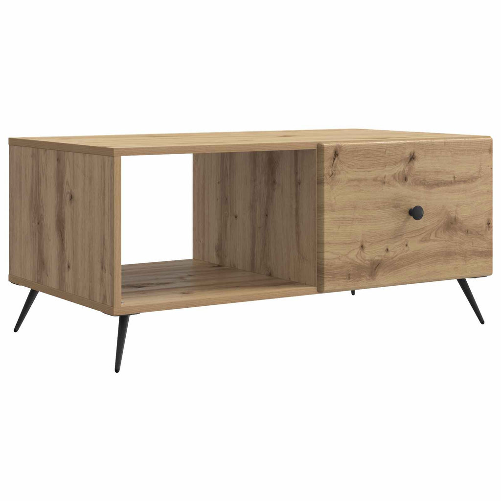 Tavolino da salotto Rovere Artigianale 90 x 50 x 40 cm