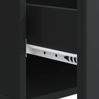 Tavolino da salotto Nero 49 x 50 x 40 cm Legno ingegnerizzato