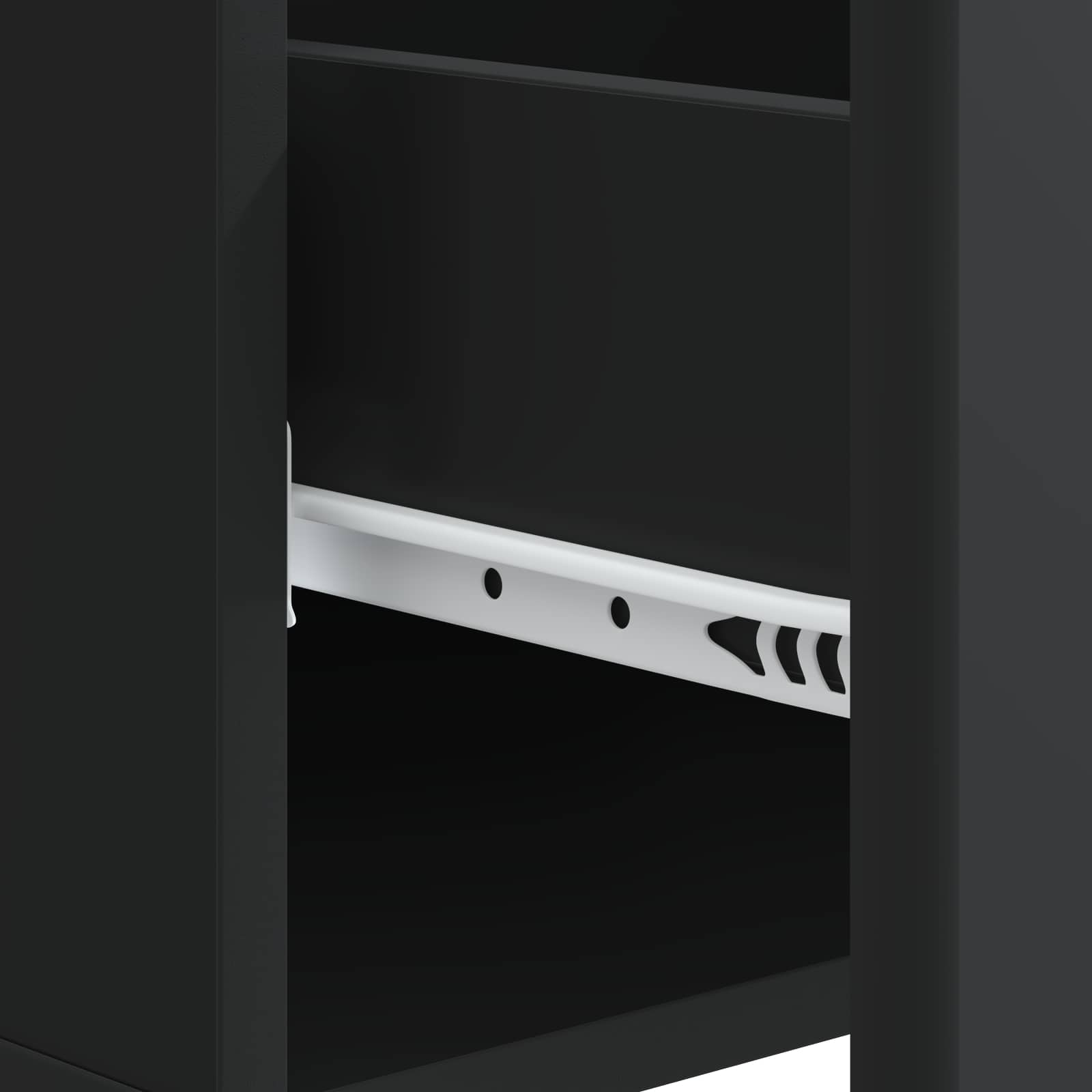 Tavolino da salotto Nero 49 x 50 x 40 cm Legno ingegnerizzato