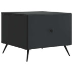 Tavolino da salotto Nero 49 x 50 x 40 cm Legno ingegnerizzato