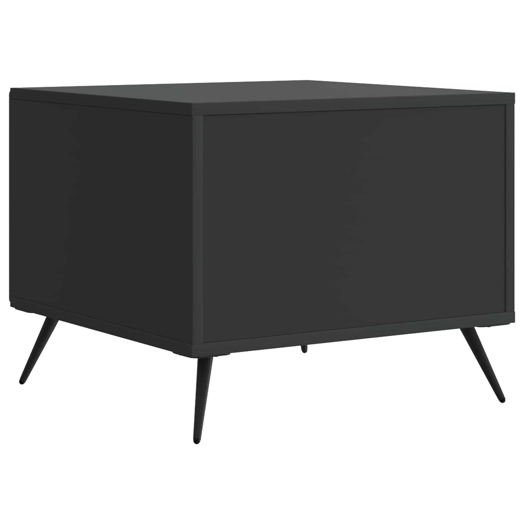 Tavolino da salotto Nero 49 x 50 x 40 cm Legno ingegnerizzato