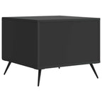 Tavolino da salotto Nero 49 x 50 x 40 cm Legno ingegnerizzato