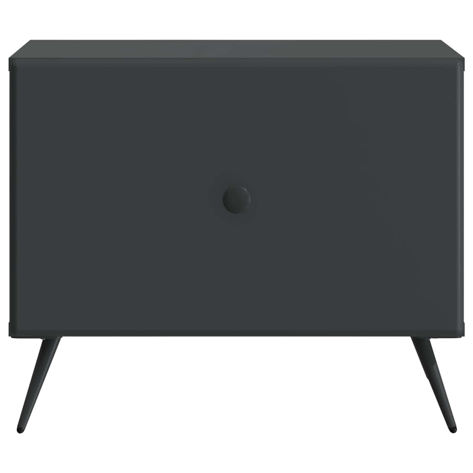 Tavolino da salotto Nero 49 x 50 x 40 cm Legno ingegnerizzato