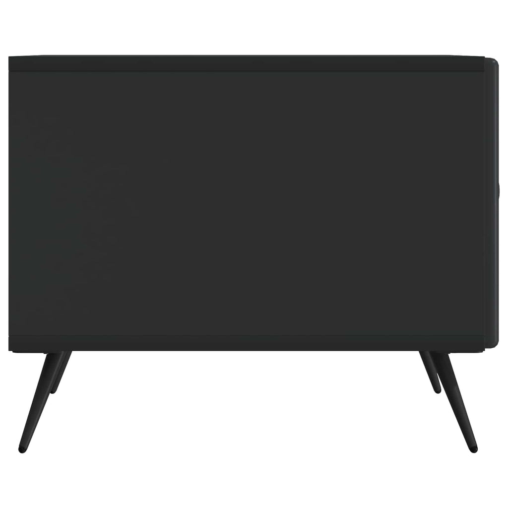 Tavolino da salotto Nero 49 x 50 x 40 cm Legno ingegnerizzato