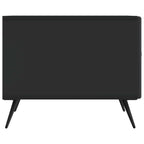 Tavolino da salotto Nero 49 x 50 x 40 cm Legno ingegnerizzato