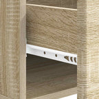 Tavolino da salotto con cassetto Rovere Sonoma 49 x 50 x 40 cm