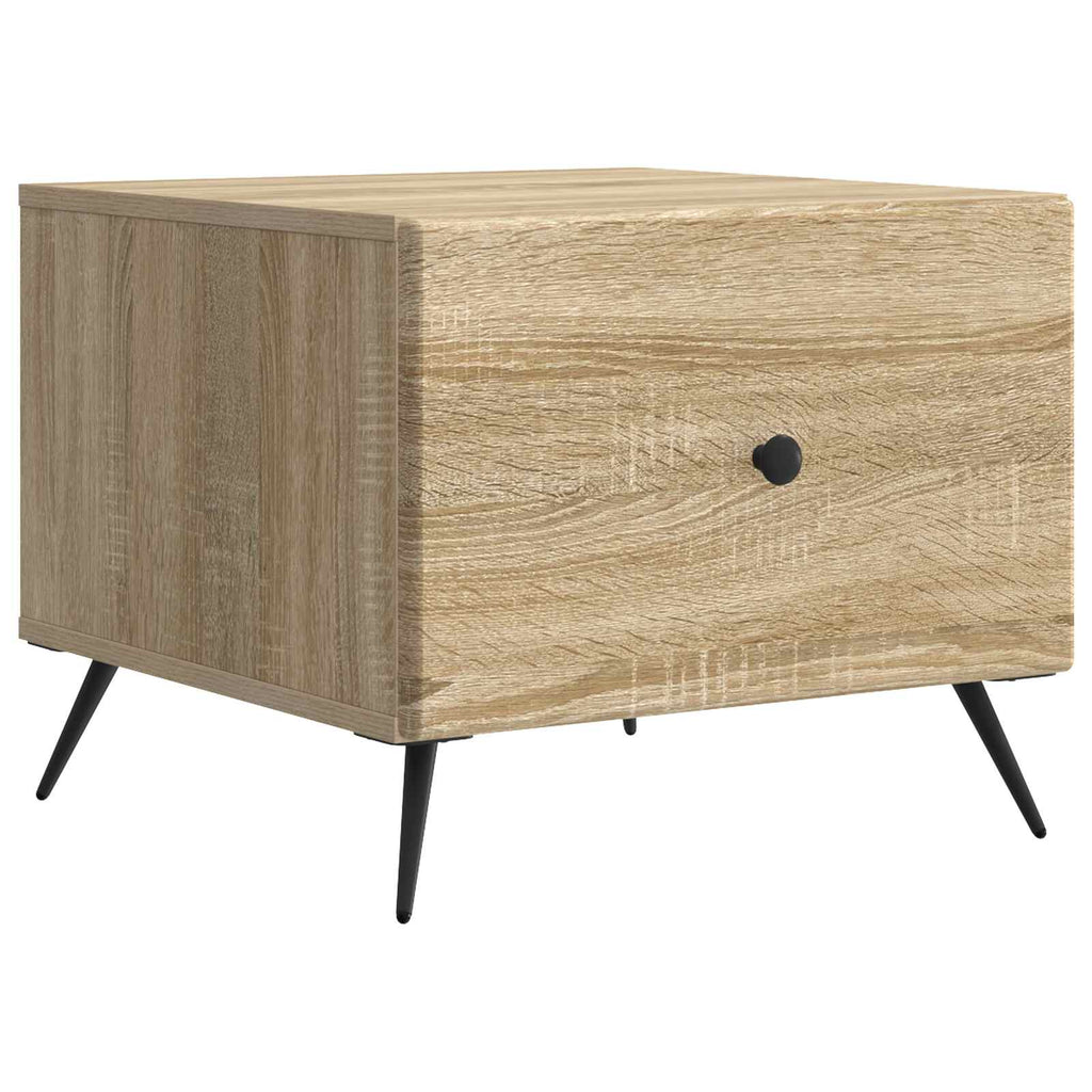 Tavolino da salotto con cassetto Rovere Sonoma 49 x 50 x 40 cm