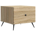 Tavolino da salotto con cassetto Rovere Sonoma 49 x 50 x 40 cm