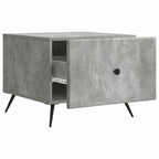 Tavolino da salotto con cassetto Grigio Cemento 49 x 50 x 40 cm