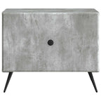 Tavolino da salotto con cassetto Grigio Cemento 49 x 50 x 40 cm