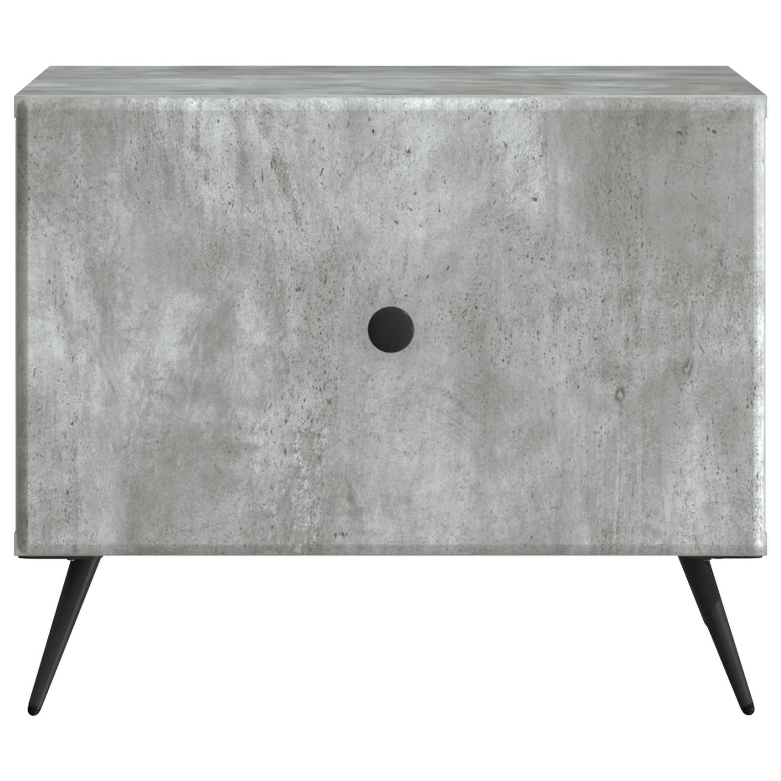 Tavolino da salotto con cassetto Grigio Cemento 49 x 50 x 40 cm