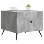 Tavolino da salotto con cassetto Grigio Cemento 49 x 50 x 40 cm
