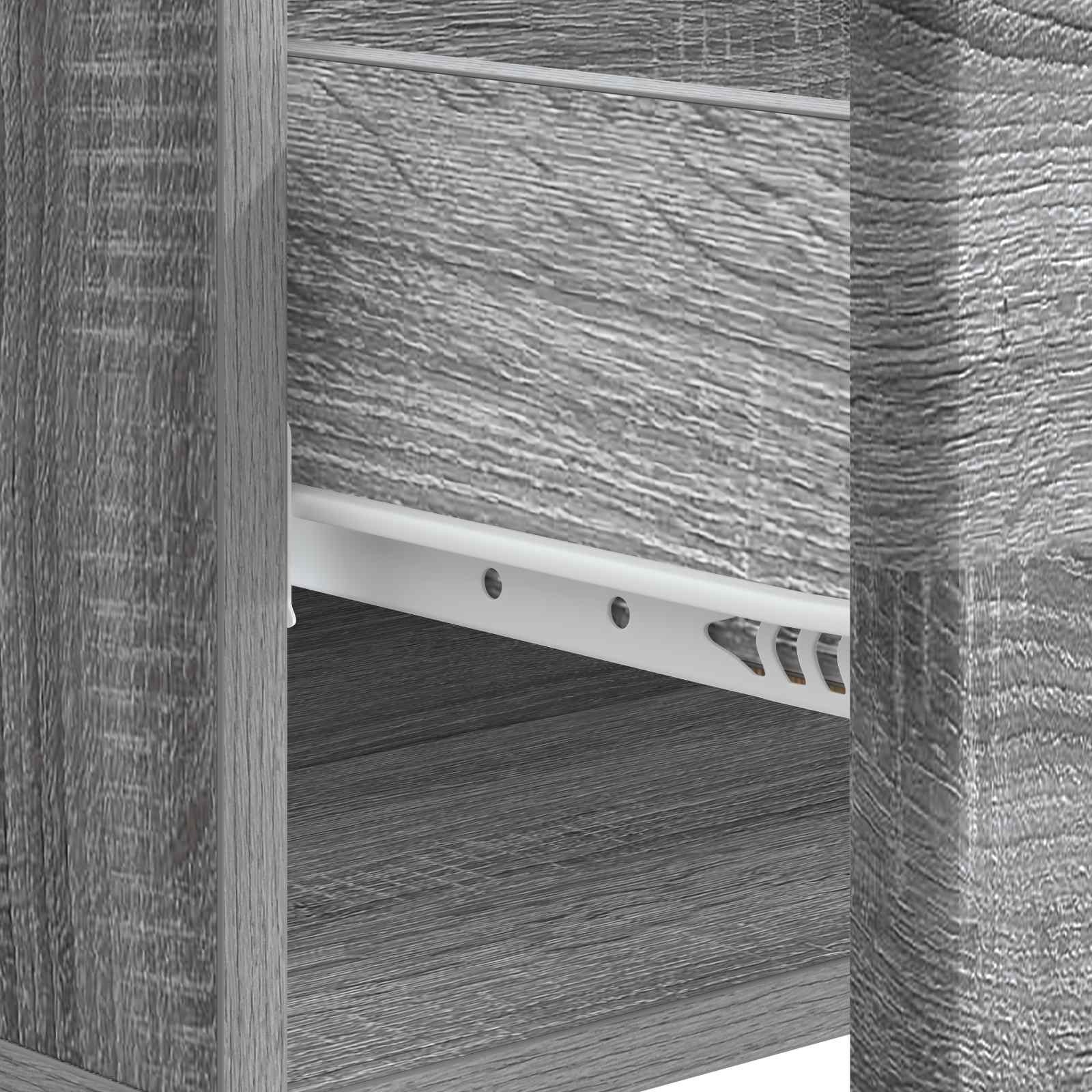 Tavolino da salotto con cassetto Grigio Sonoma 49 x 50 x 40 cm