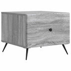 Tavolino da salotto con cassetto Grigio Sonoma 49 x 50 x 40 cm