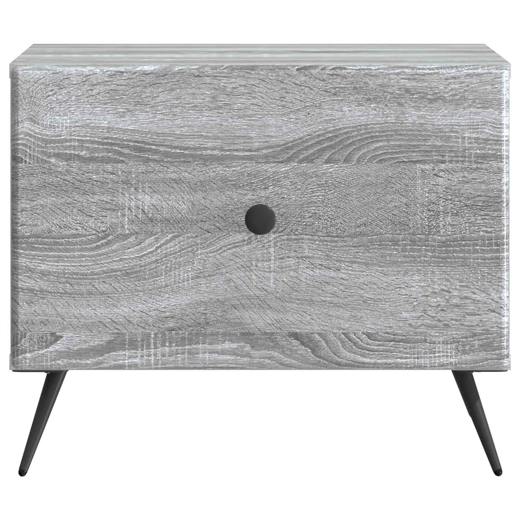 Tavolino da salotto con cassetto Grigio Sonoma 49 x 50 x 40 cm