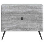 Tavolino da salotto con cassetto Grigio Sonoma 49 x 50 x 40 cm