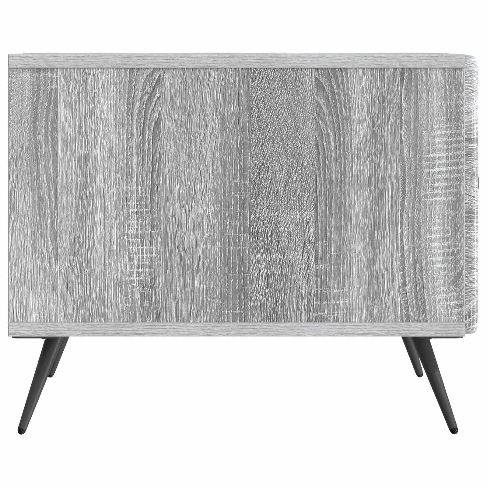 Tavolino da salotto con cassetto Grigio Sonoma 49 x 50 x 40 cm