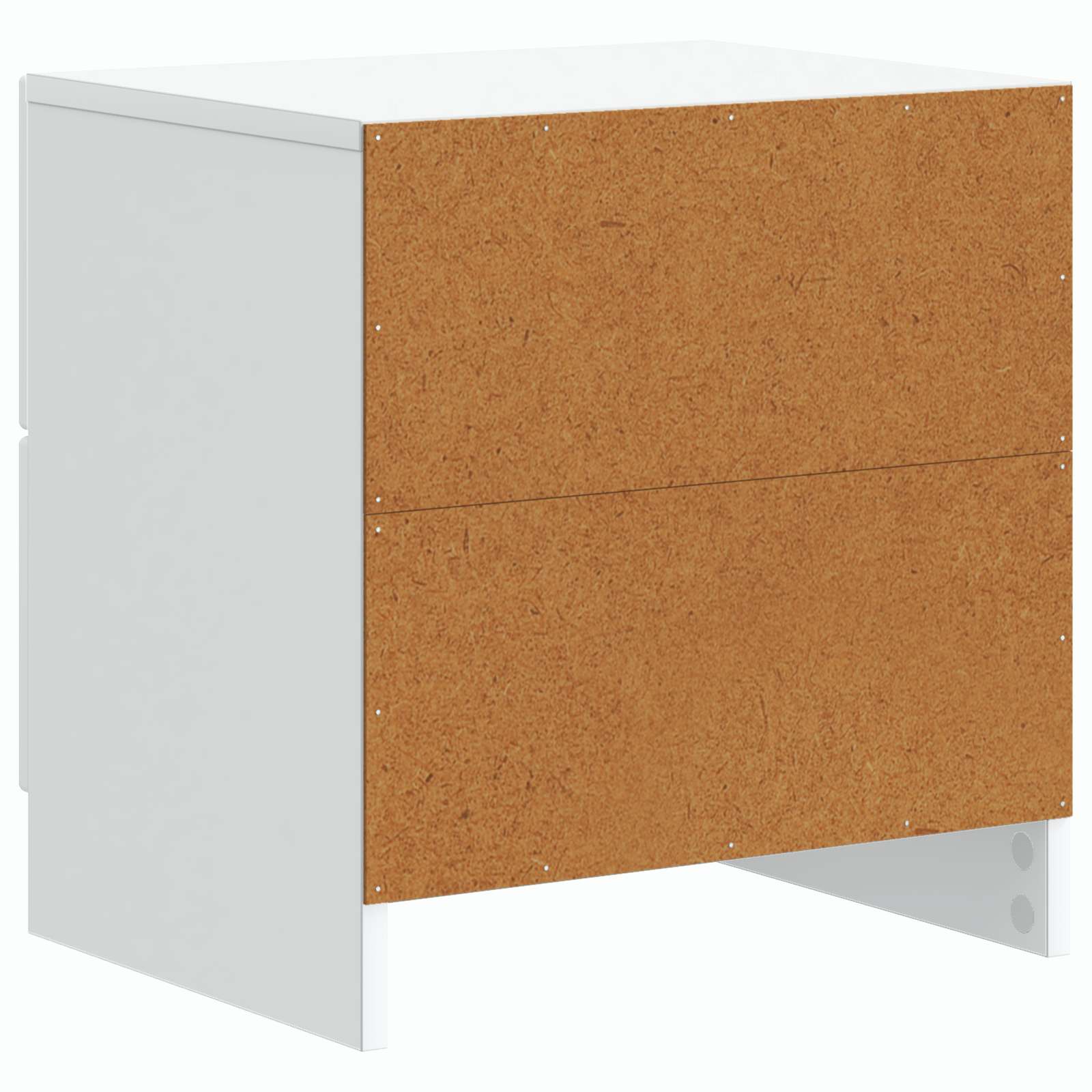 Armadio da Notte con cassetto 2 pcs Bianco 43 x 34,5 x 44,5 cm
