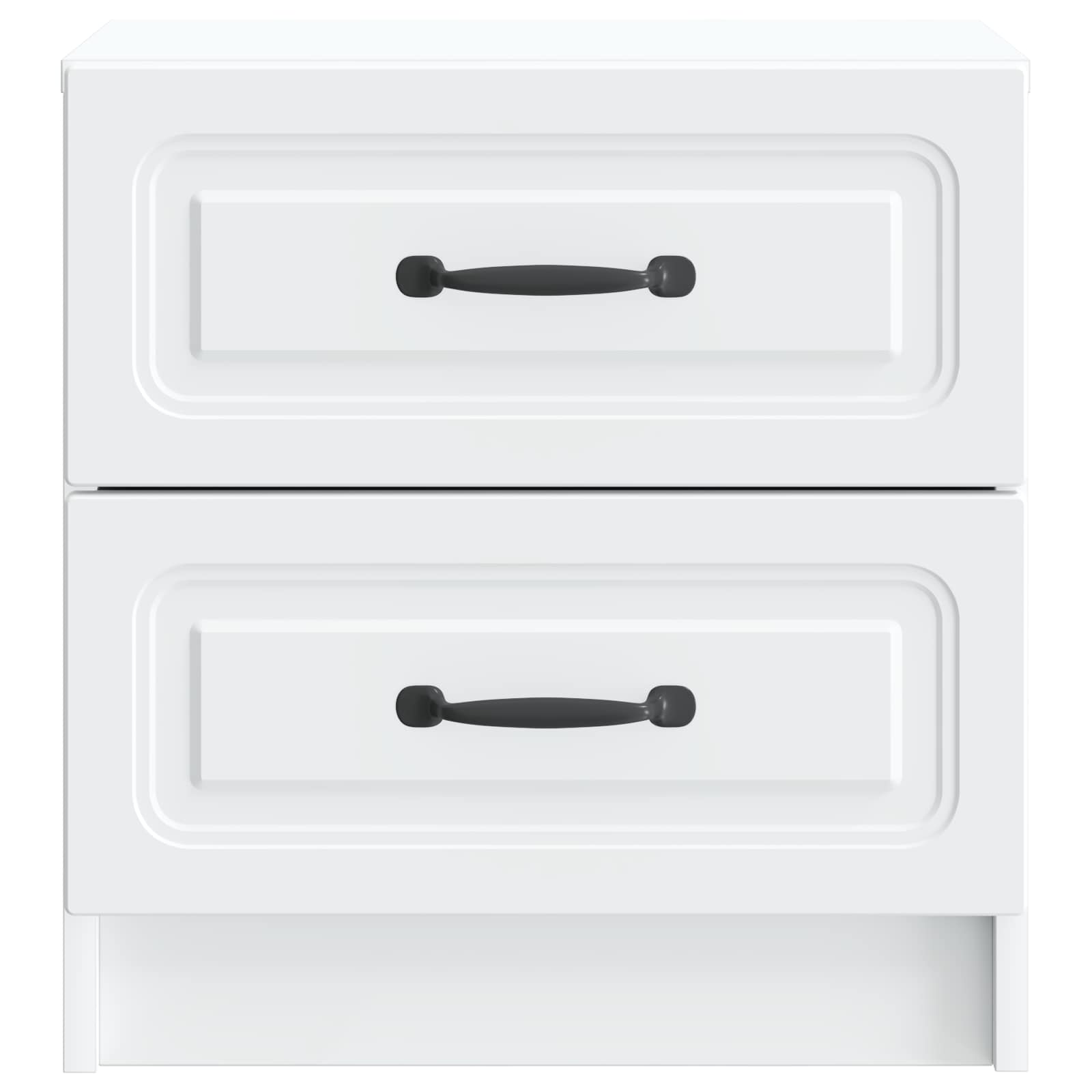 Armadio da Notte con cassetto 2 pcs Bianco 43 x 34,5 x 44,5 cm