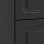 Armadio da Notte Nero 43 x 34,5 x 44,5 cm Legno ingegnerizzato