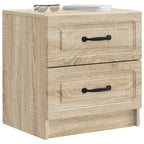 Armadio da Notte 2 pcs Rovere Sonoma 43 x 34,5 x 44,5 cm