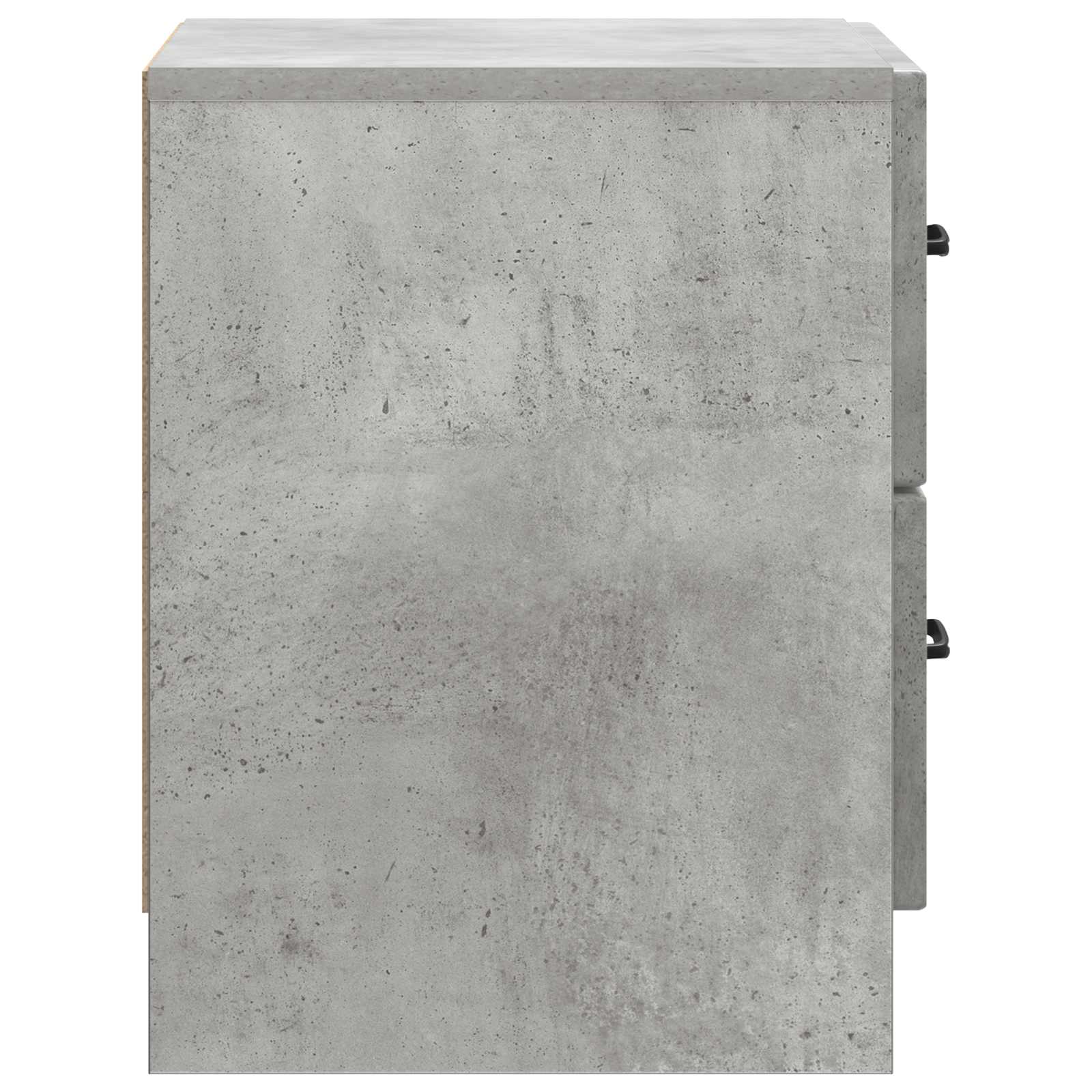 Armadio da Notte 2 pcs Grigio Cemento 43 x 34,5 x 44,5 cm
