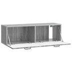 Mobile Porta TV da Muro Grigio Sonoma 98 x 31 x 30 cm