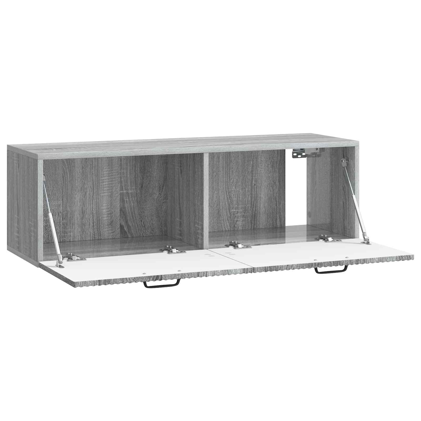 Mobile Porta TV da Muro Grigio Sonoma 98 x 31 x 30 cm