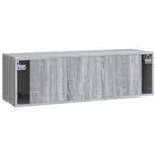 Mobile Porta TV da Muro Grigio Sonoma 98 x 31 x 30 cm