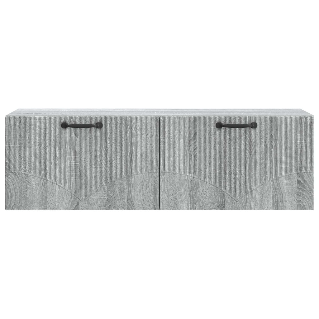 Mobile Porta TV da Muro Grigio Sonoma 98 x 31 x 30 cm