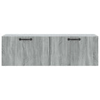 Mobile Porta TV da Muro Grigio Sonoma 98 x 31 x 30 cm