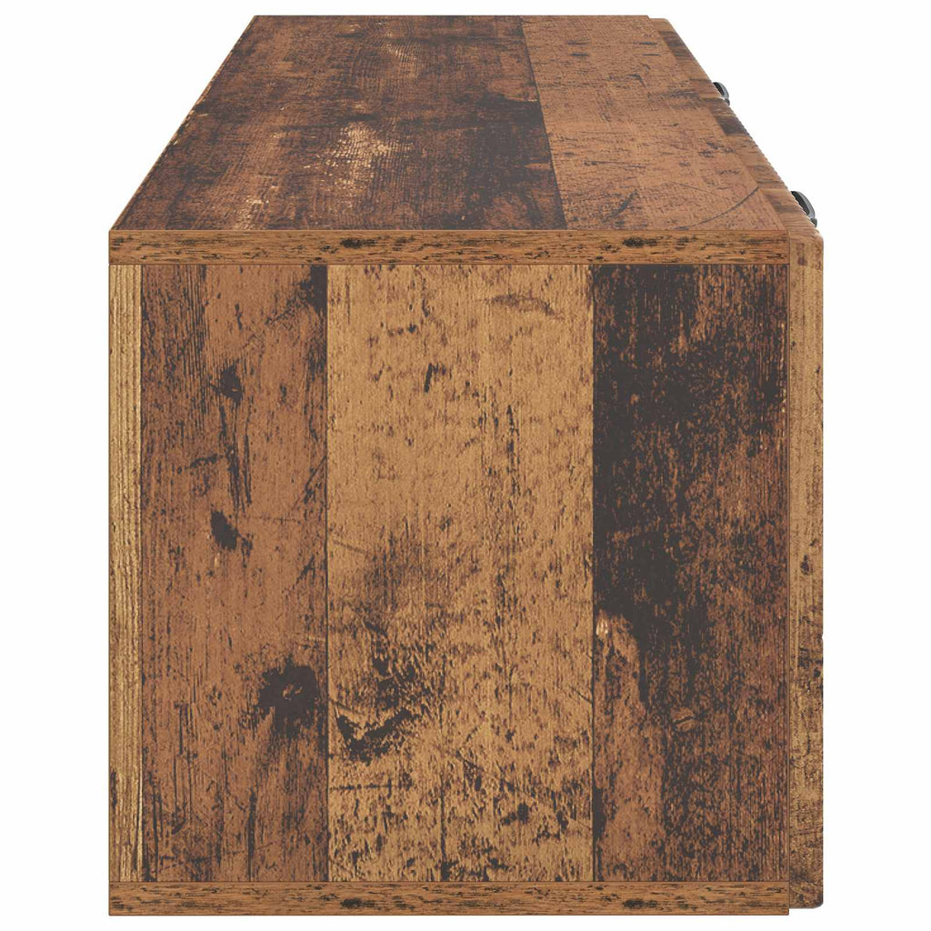 Mobile Porta TV da Muro Legno antico 98 x 31 x 30 cm