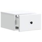 Mobiletto da notte a muro 2 pcs Bianco 34,5 x 33 x 20 cm