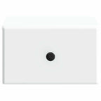Mobiletto da notte a muro 2 pcs Bianco 34,5 x 33 x 20 cm