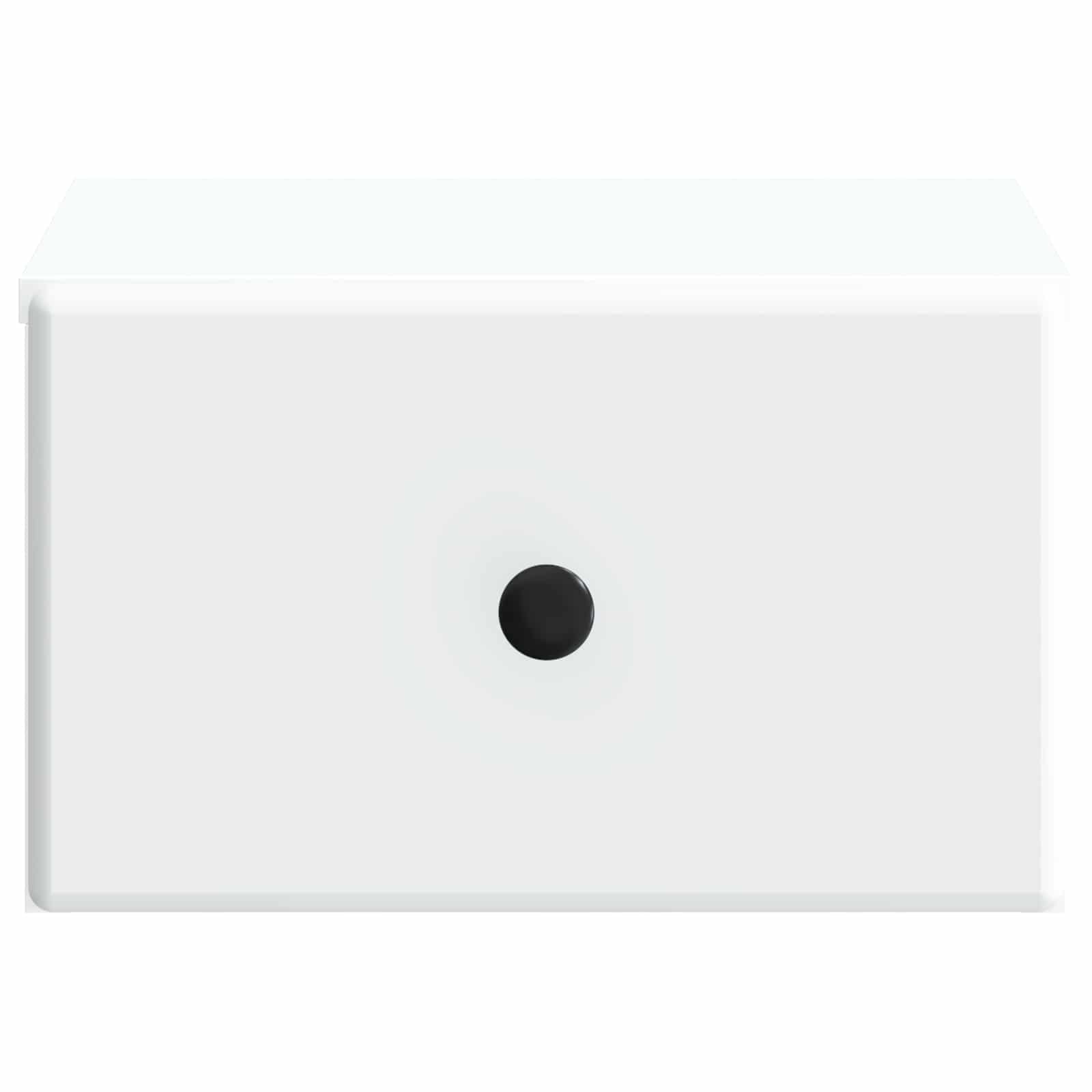 Mobiletto da notte a muro 2 pcs Bianco 34,5 x 33 x 20 cm