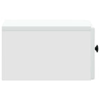 Mobiletto da notte a muro 2 pcs Bianco 34,5 x 33 x 20 cm