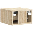 Mobiletto da notte a muro Rovere Sonoma 34,5 x 33 x 20 cm