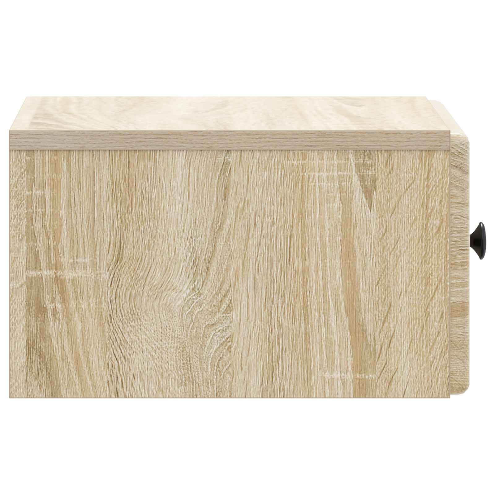 Mobiletto da notte a muro 2 pcs Rovere Sonoma 34,5 x 33 x 20 cm