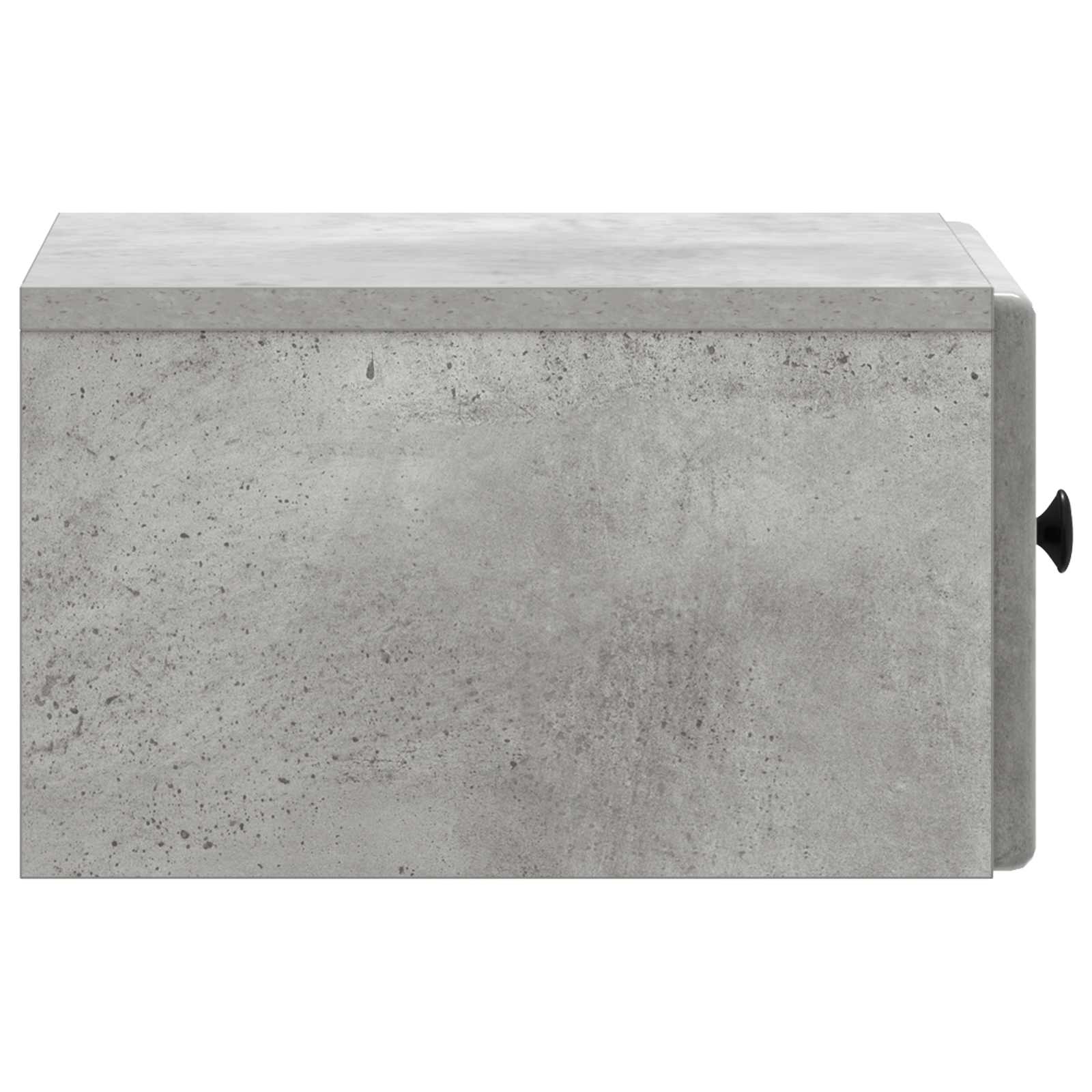 Mobiletto da notte a muro Grigio Cemento 34,5 x 33 x 20 cm