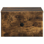 Mobiletto da notte a muro Rovere Fumo 34,5 x 33 x 20 cm