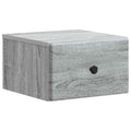 Mobiletto da notte a muro Grigio Sonoma 34,5 x 33 x 20 cm