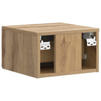 Mobiletto da notte a muro Rovere Artigianale 34,5 x 33 x 20 cm