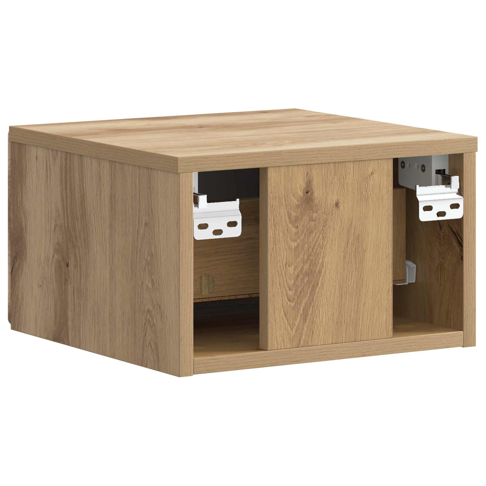 Mobiletto da notte a muro Rovere Artigianale 34,5 x 33 x 20 cm