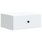 Mobiletto da notte a muro 2 pcs Bianco 49 x 34,5 x 20 cm