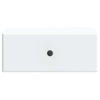 Mobiletto da notte a muro 2 pcs Bianco 49 x 34,5 x 20 cm