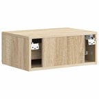 Mobiletto da notte a muro Rovere Sonoma 49 x 34,5 x 20 cm
