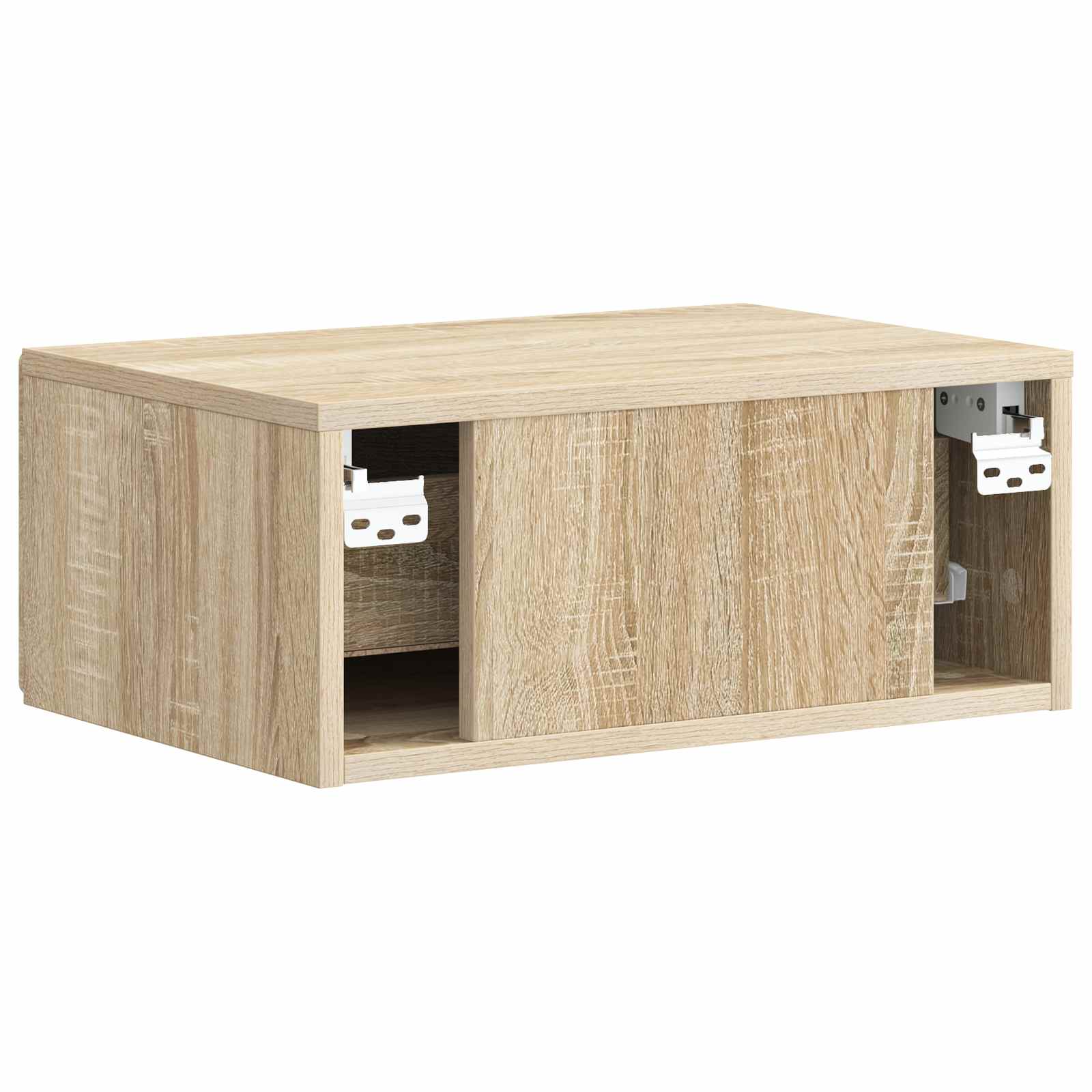 Mobiletto da notte a muro Rovere Sonoma 49 x 34,5 x 20 cm