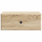 Mobiletto da notte a muro Rovere Sonoma 49 x 34,5 x 20 cm