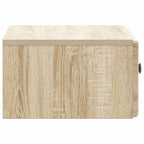Mobiletto da notte a muro Rovere Sonoma 49 x 34,5 x 20 cm